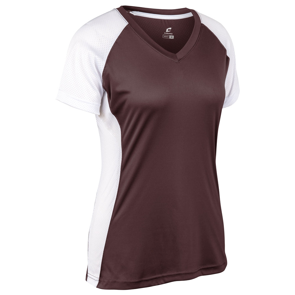 Infinite V-Neck Short Sleeve Jersey - Girls