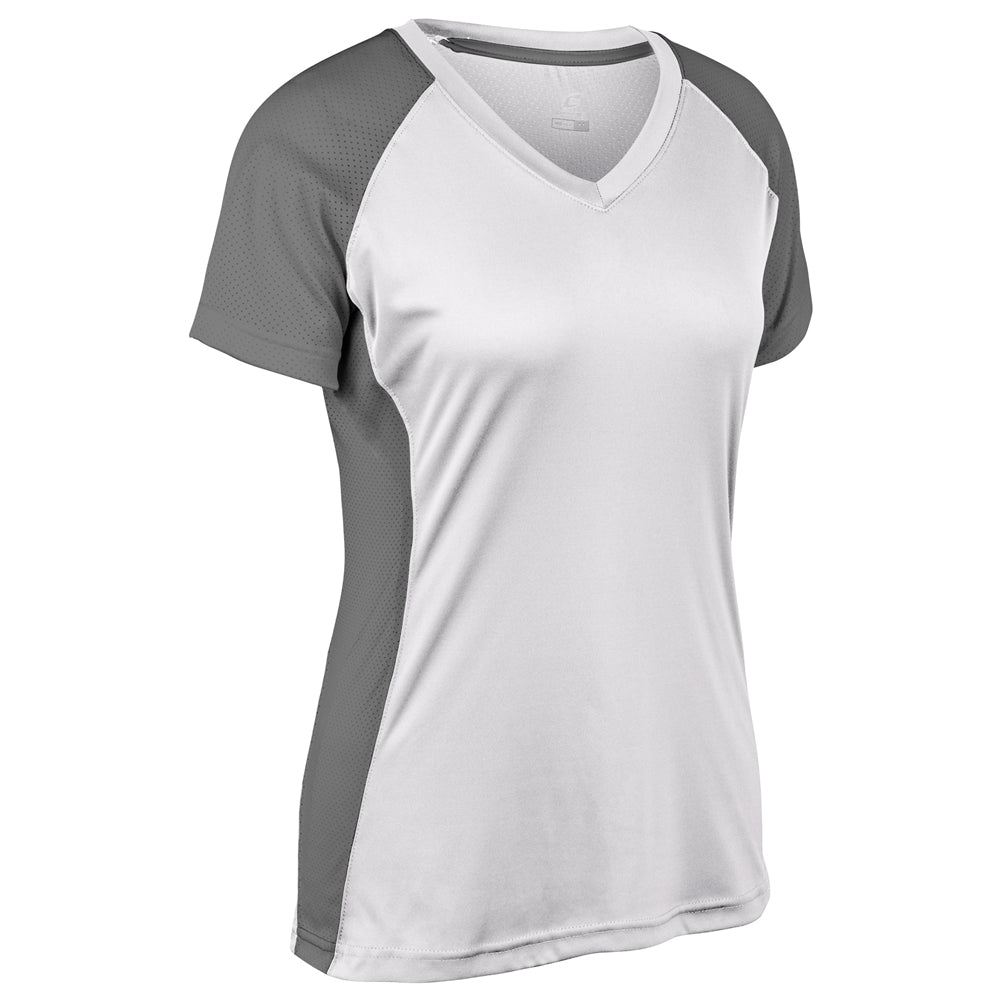 Infinite V-Neck Short Sleeve Jersey - Girls