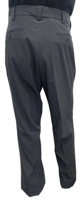 Honig's "New" Performance 4-Way Stretch Flat Front Base Pant With Expander Waistband - Dark Charcoal - Pro Game Sports