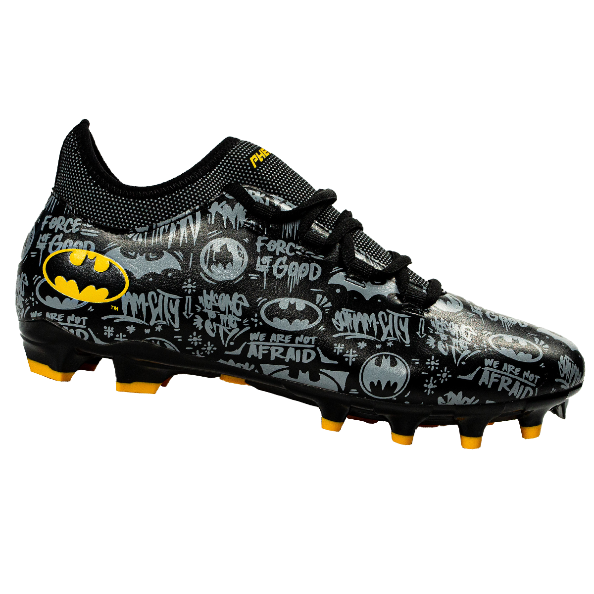 Batman Youth Football Cleats - Velocity 2.0 by Phenom Elite