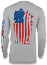 Men's SoWAL Sun Jersey Betsy Ross Flag Long Sleeve