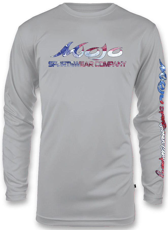 Men's SoWAL Sun Jersey Betsy Ross Flag Long Sleeve