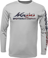 Men's SoWAL Sun Jersey Betsy Ross Flag Long Sleeve
