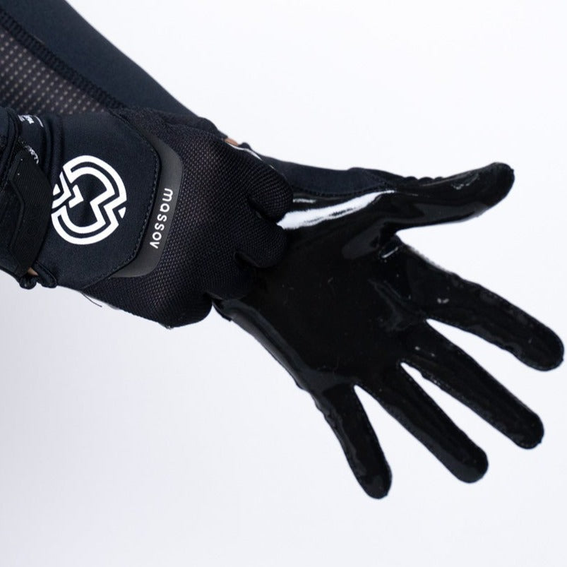 Jet Black EVO2 Football Gloves