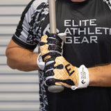 Black Ice Cream Batting Gloves - Pro Game Sports