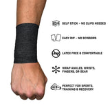 Black Self Stick Athletic Tape - Pro Game Sports