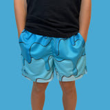 Blue Drippy Shorts - Pro Game Sports
