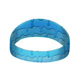 Blue Drippy Headband