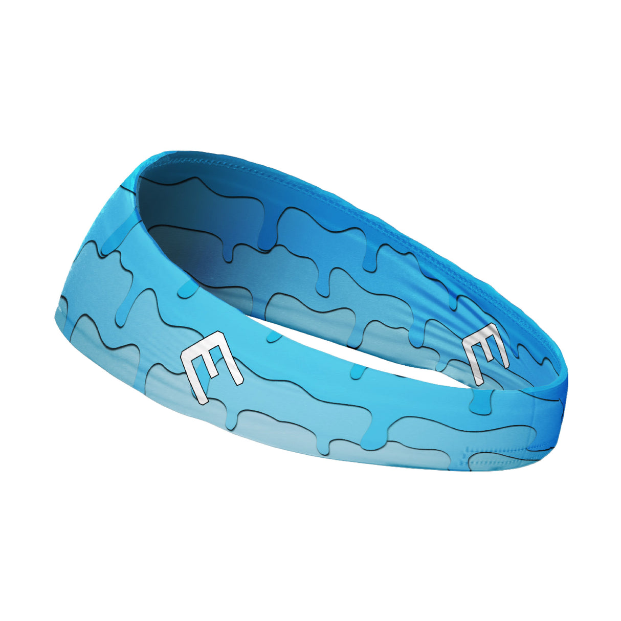 Blue Drippy Headband