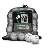 Used Callaway Chrome Tour X Triple Track Golf Balls - Dozen & Mesh Bags