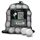 Used Callaway Chrome Tour X Triple Track Golf Balls - Dozen & Mesh Bags