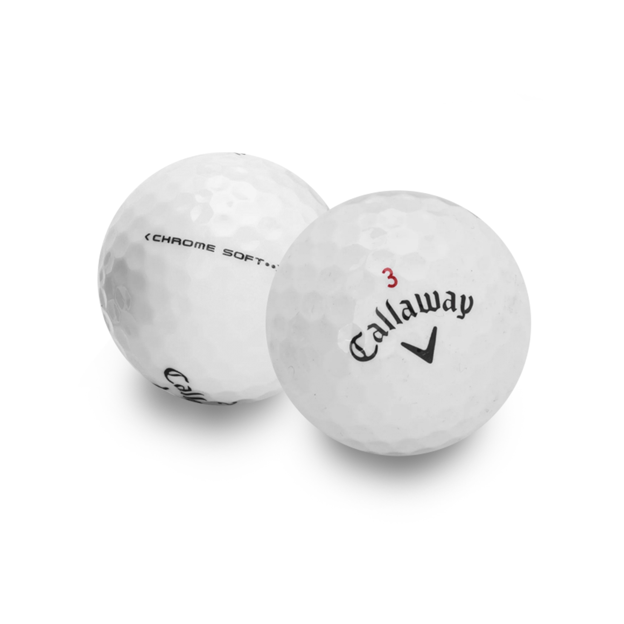 Used Callaway Chrome Soft Golf Balls - 1 Dozen