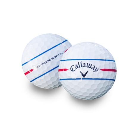 Used Callaway Chrome Soft 360 Triple Track Golf Balls - 1 Dozen - Pro Game Sports