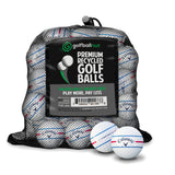 Used Callaway Chrome Soft 360 Triple Track Golf Balls - Dozen & Mesh Bags