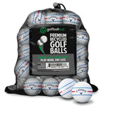 Used Callaway Chrome Soft 360 Triple Track Golf Balls - Dozen & Mesh Bags