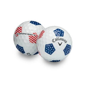 Used Callaway Chromesoft Truvis Team USA Golf Balls - 1 Dozen - Pro Game Sports