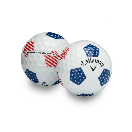 Used Callaway Chromesoft Truvis Team USA Golf Balls - 1 Dozen - Pro Game Sports