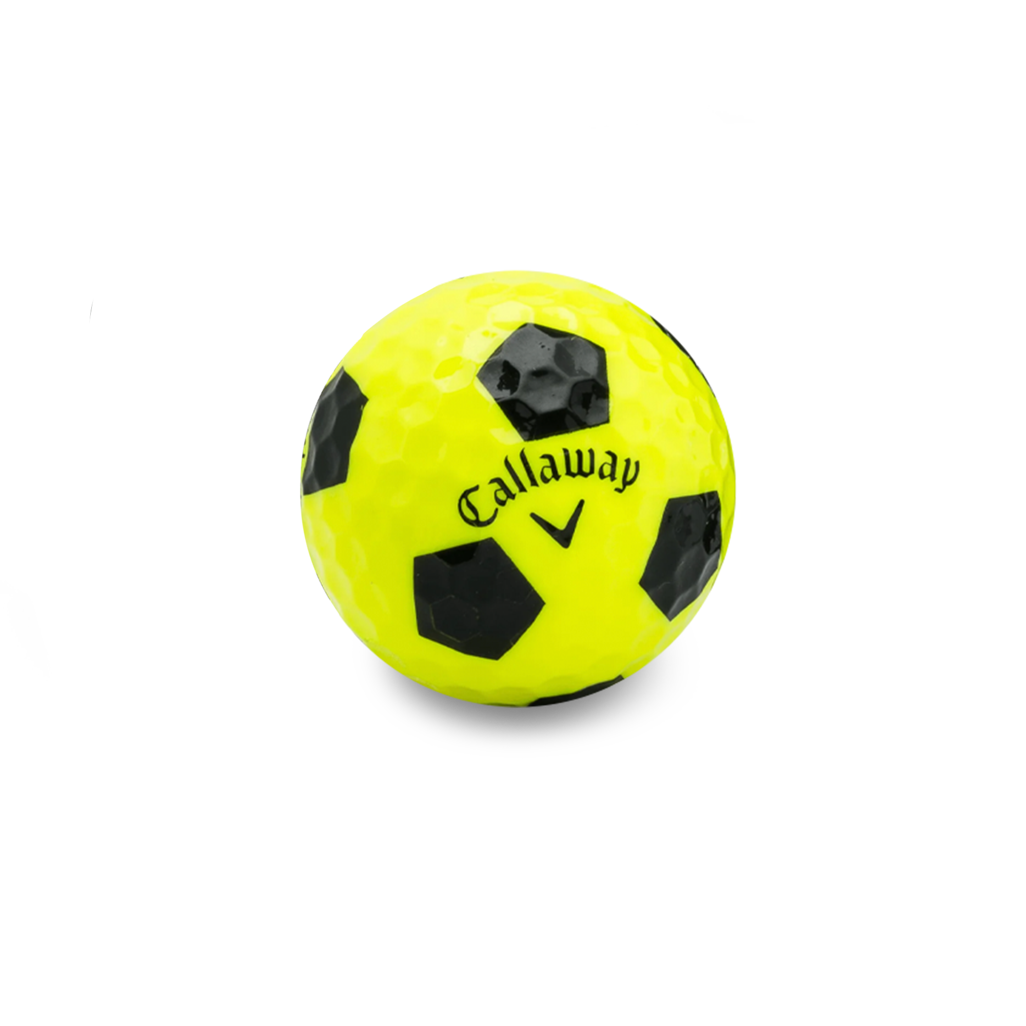Used Callaway Chrome Soft Truvis Yellow Golf Balls - 1 Dozen