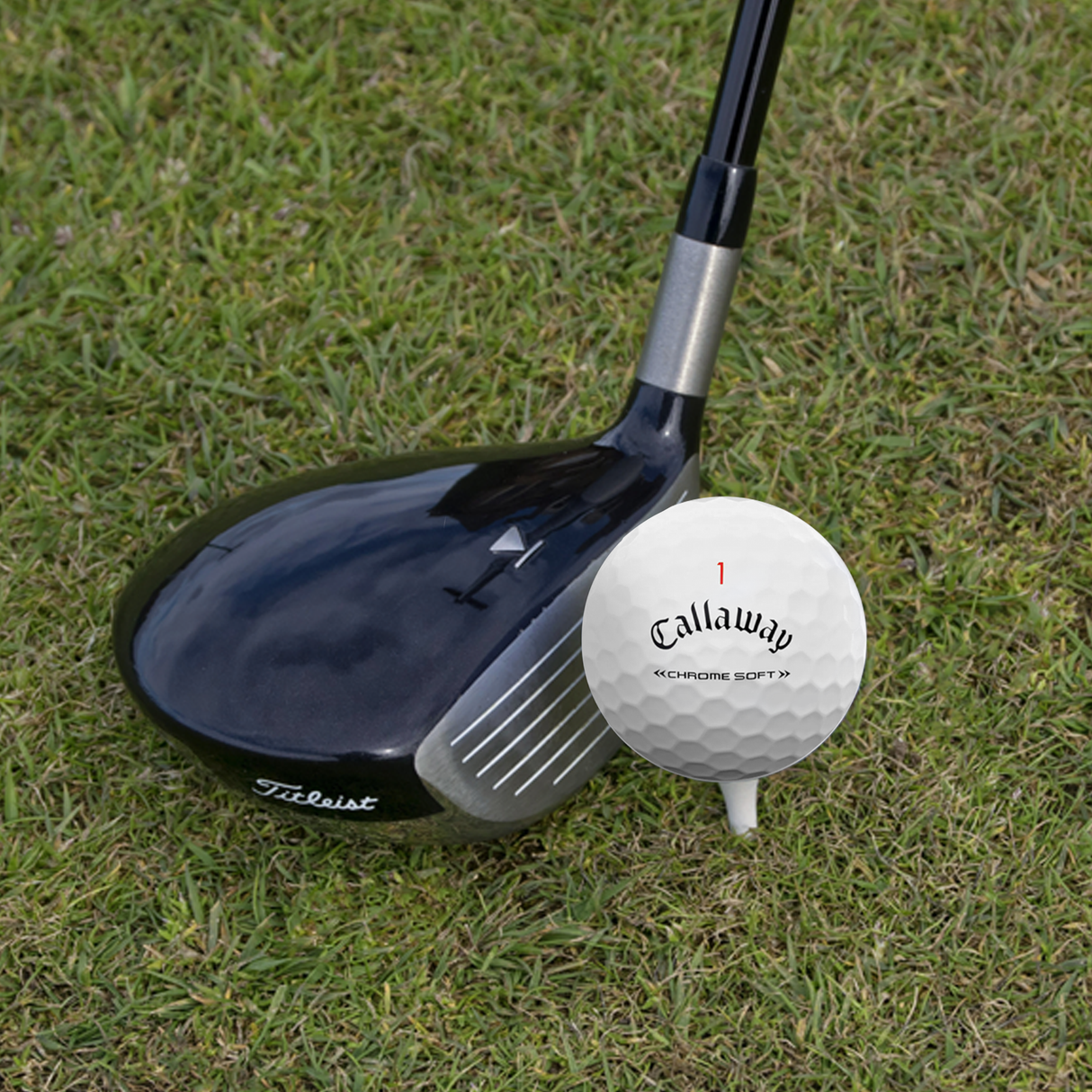 Used Callaway Chromesoft Triple Track Golf Balls - 1 Dozen