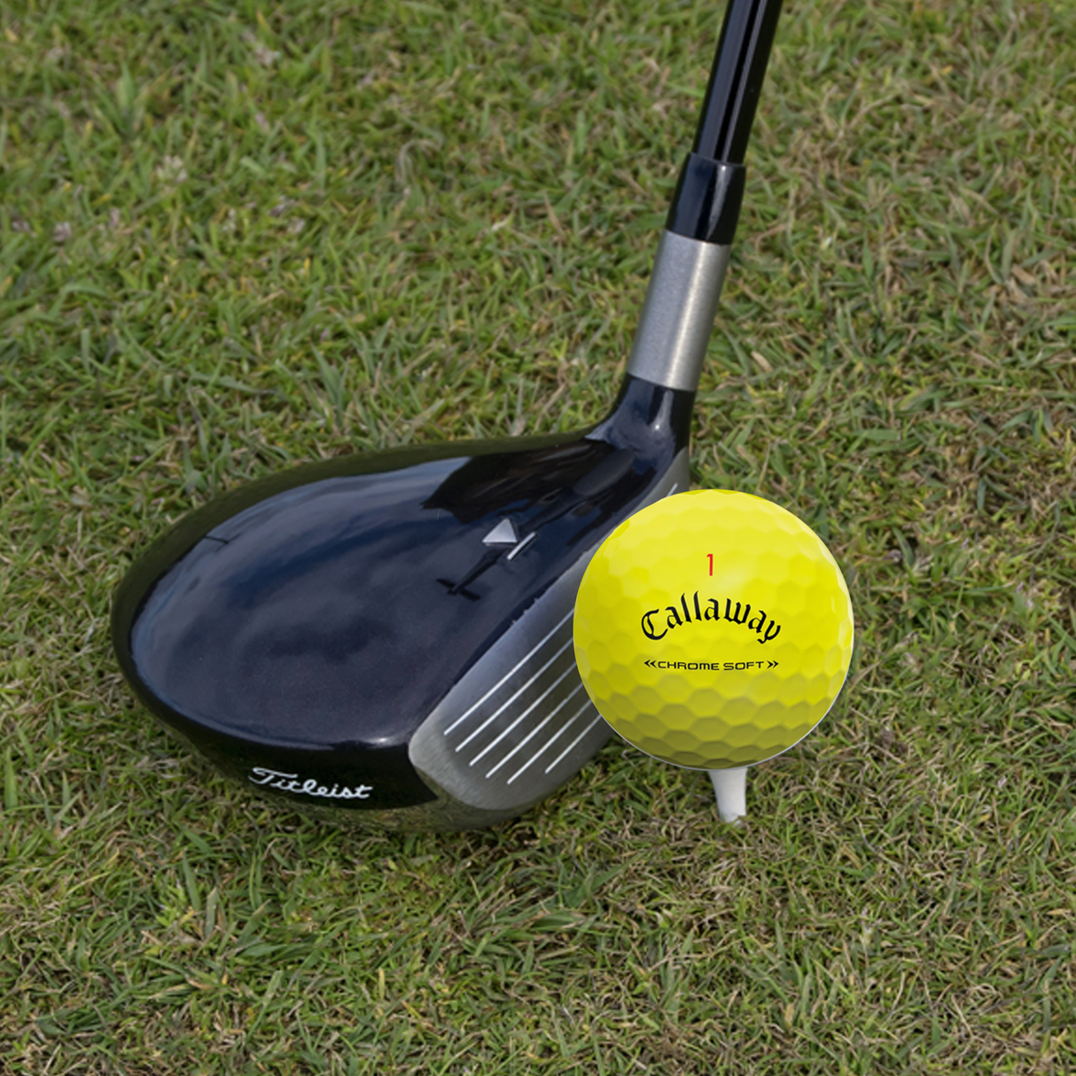 Used Callaway Chromesoft Triple Track Golf Balls - 1 Dozen