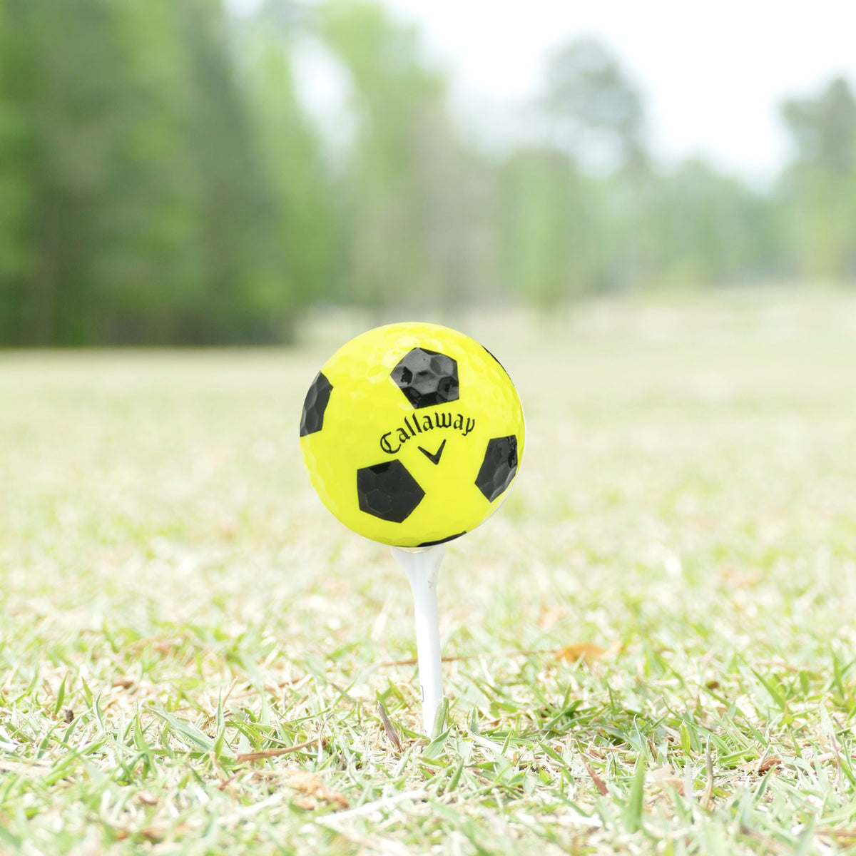 Recycled Mix Yellow Callaway Graphic Balls –  48 Count