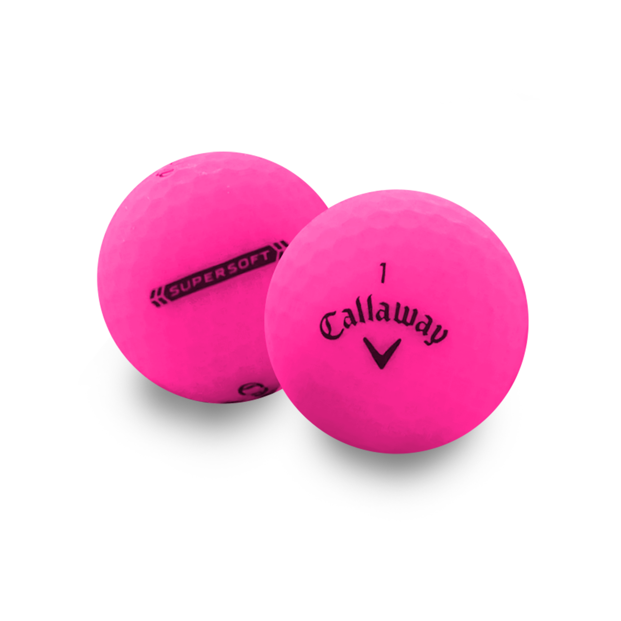 Used Callaway Super Soft Matte Golf Balls - 1 Dozen