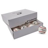 Official League Baseballs - Double Cushion Cork Core - Full Grain Leather Cover - Flat Seam