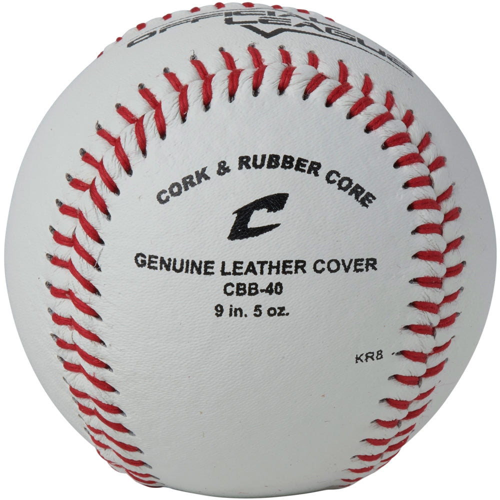Official League Baseballs - Cork/Rubber Core - Genuine Leather Cover