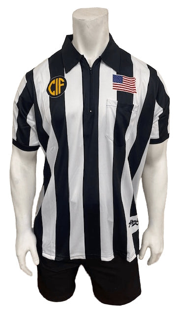 Honig's California Interscholastic Federation [CIF] 2.25" Striped Short Sleeve Football/Lacrosse Shirt