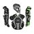 All-Star Sporting Goods S7 Axis adult catching kit with 16.5-inch catcher's gear, including helmet, chest protector, and leg guards.