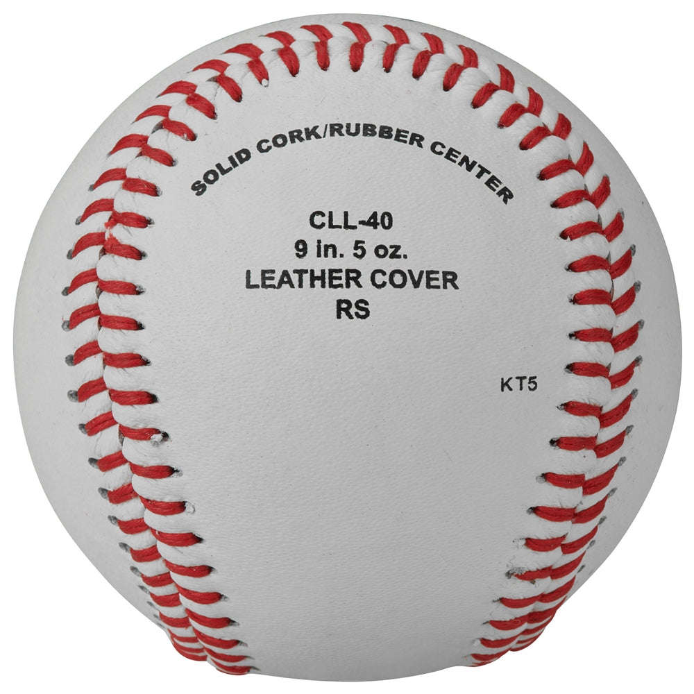 Little League® Game RS Baseballs - Cork/Rubber Core - Genuine Leather Cover (1 Dozen)