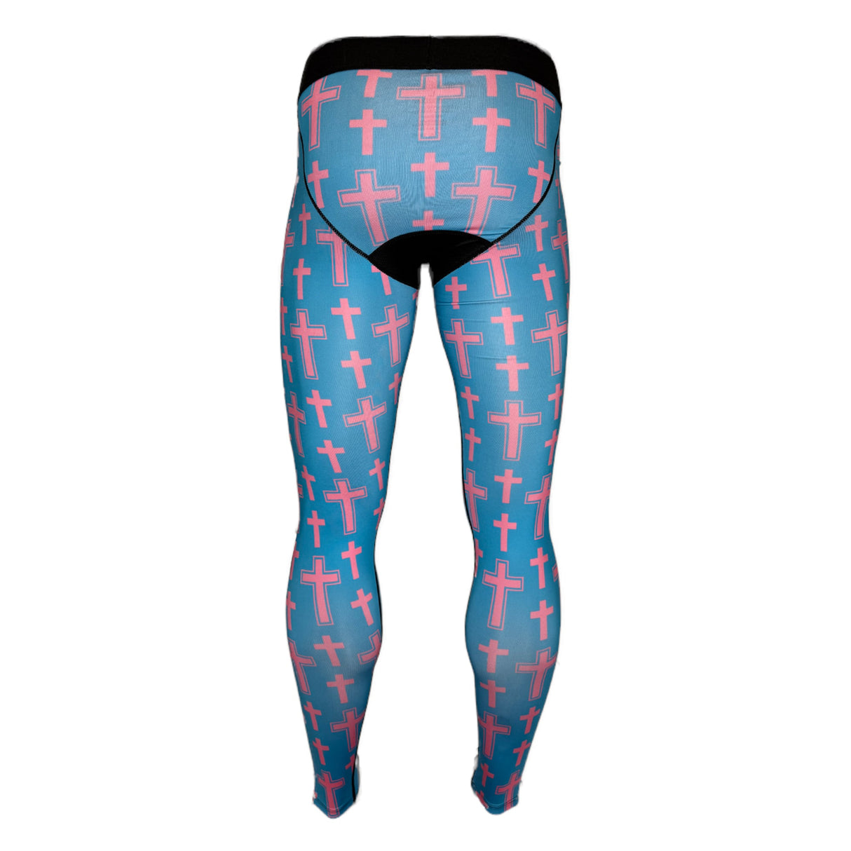 Cotton Candy Cross Compression Tights