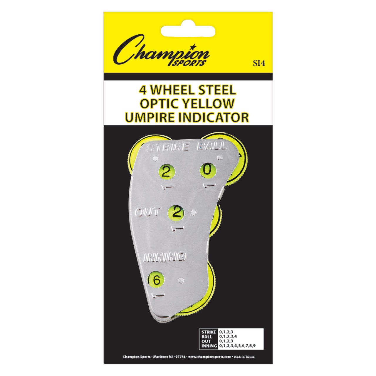 4-Wheel Steel Umpire Indicator