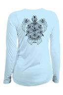Women's Wireman Hibiscus Turtle Long Sleeve