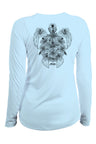 Women's SoWAL Sun Jersey Hibiscus Turtle Long Sleeve