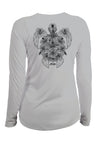 Women's SoWAL Sun Jersey Hibiscus Turtle Long Sleeve
