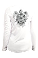 Women's Wireman Hibiscus Turtle Long Sleeve