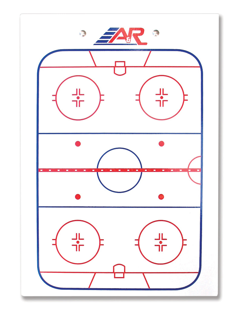 A&R 9"x13" Coach Board with Half-Field Design on Back.