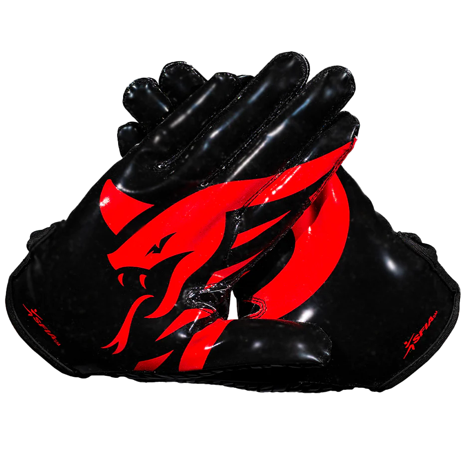 Phenom Elite Football Gloves - VPS4 - Black Cobra Skin