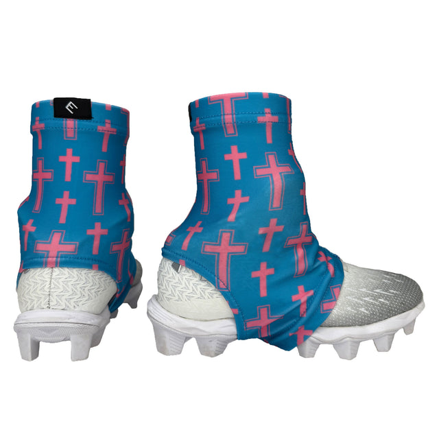 Cotton Candy Cross Cleat Covers (Spats) - Pro Game Sports