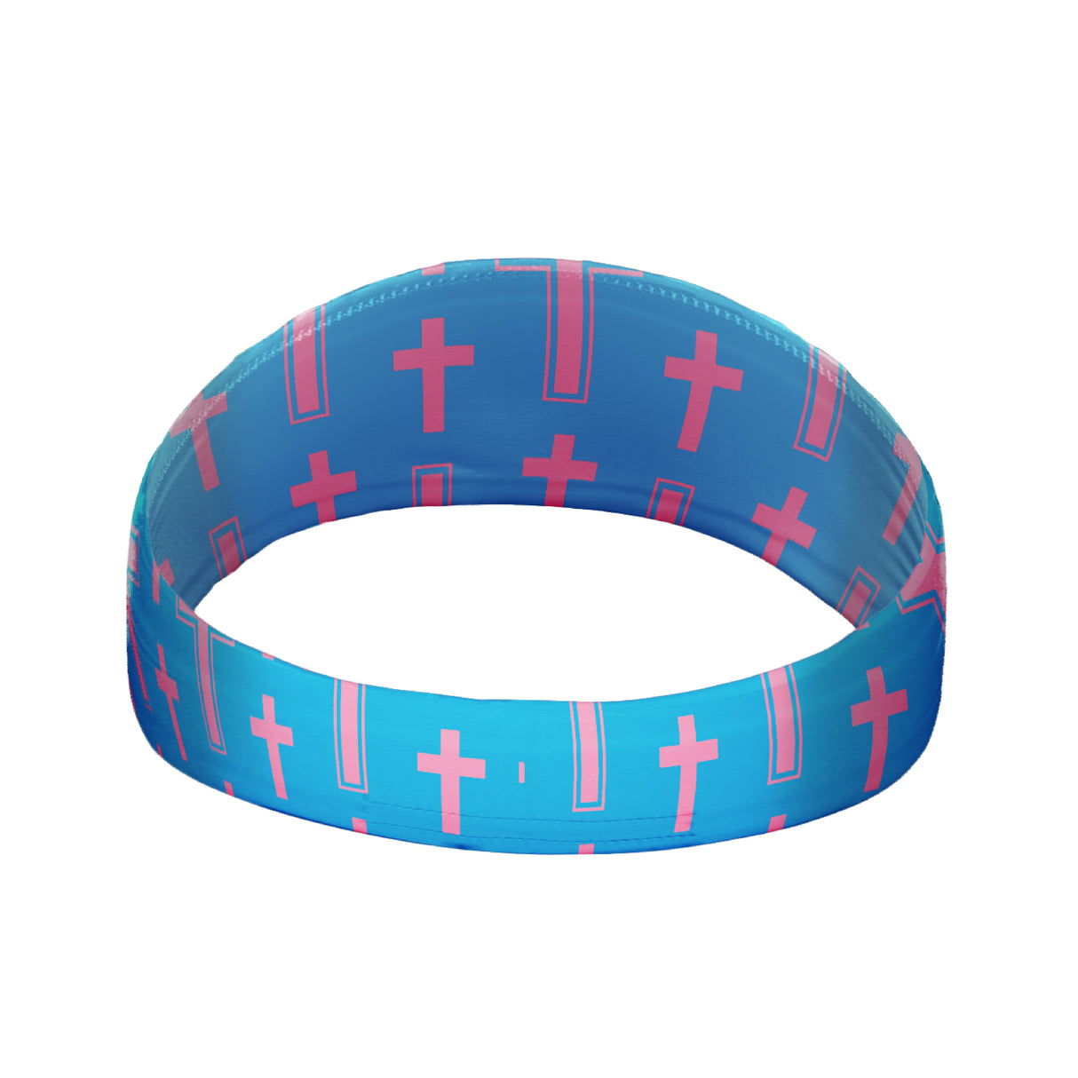 Cotton Candy Cross Headband