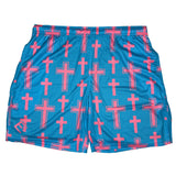 Cotton Candy Cross Shorts - Pro Game Sports