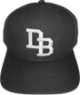 Downeast Board [DB] Fitted Baseball 4-stitch Hat - Black / Navy - Pro Game Sports