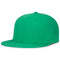 A kelly green Pacific Headwear baseball cap with a flat round bill and perforated side panels.