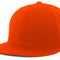 Orange baseball cap on a white background