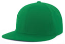 Green baseball cap on a white background