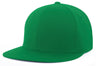 Green baseball cap on a white background