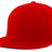 Red baseball cap on a white background