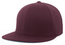Maroon baseball cap on a white background