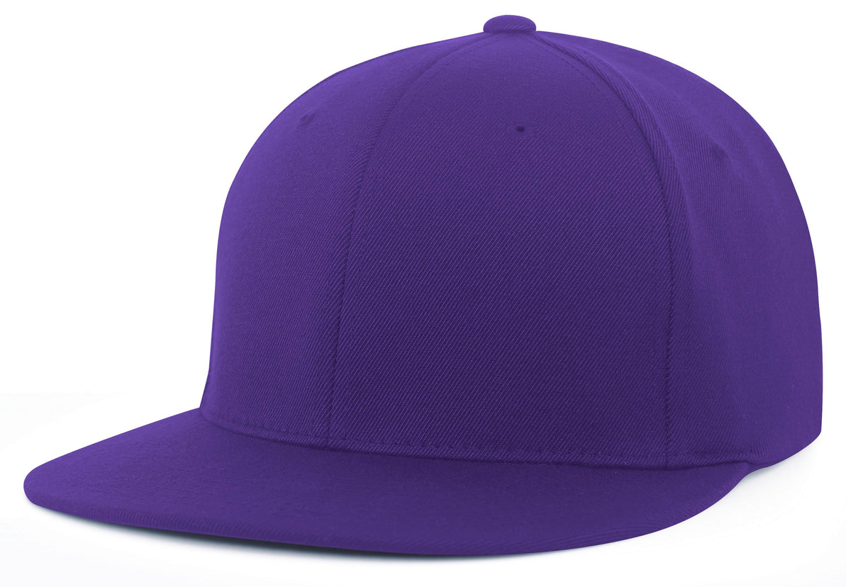 Purple baseball cap on a white background